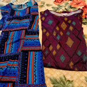 2 LuLaRoe shirts size small